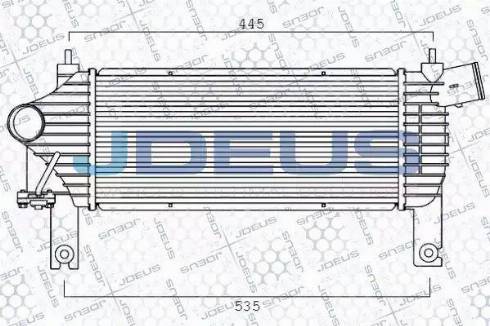 Jdeus 819M61A - Intercooler, hladnjak www.molydon.hr