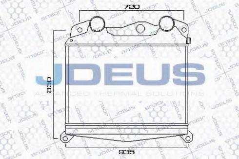 Jdeus 815M14A - Intercooler, hladnjak www.molydon.hr