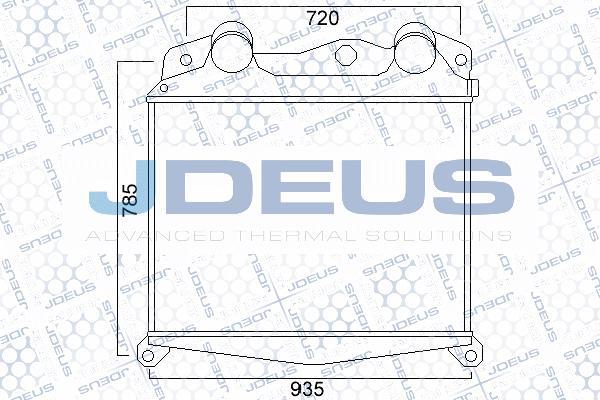 Jdeus 815M10 - Intercooler, hladnjak www.molydon.hr