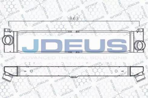 Jdeus 811M21A - Intercooler, hladnjak www.molydon.hr