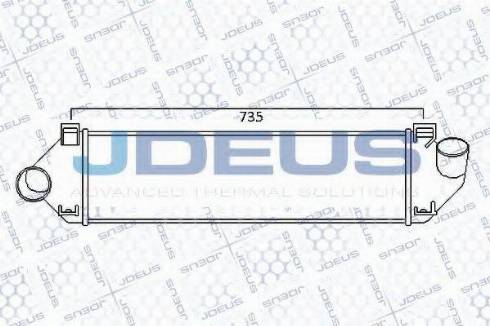 Jdeus 812M14 - Intercooler, hladnjak www.molydon.hr