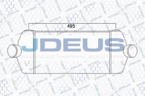 Jdeus 812M29 - Intercooler, hladnjak www.molydon.hr