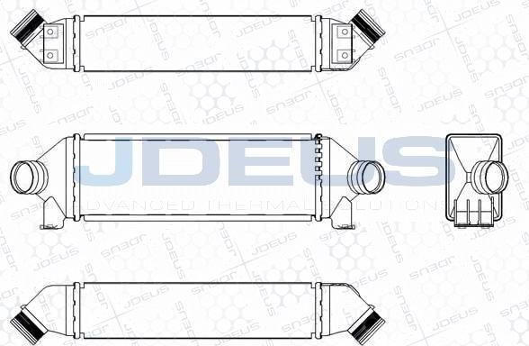 Jdeus 812M21A - Intercooler, hladnjak www.molydon.hr