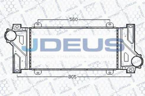 Jdeus 817M39 - Intercooler, hladnjak www.molydon.hr