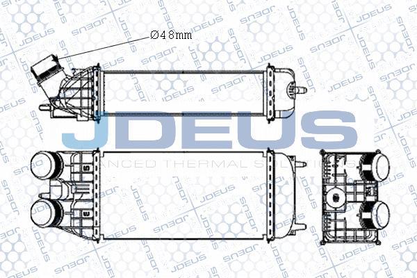 Jdeus 821M41A - Intercooler, hladnjak www.molydon.hr