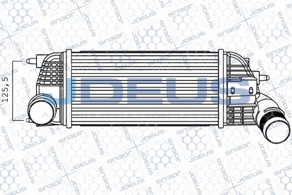 Jdeus 821M35A - Intercooler, hladnjak www.molydon.hr