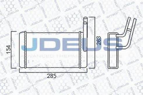 Jdeus 212M07 - Izmjenjivač topline, grijanje unutrasnjeg prostora www.molydon.hr