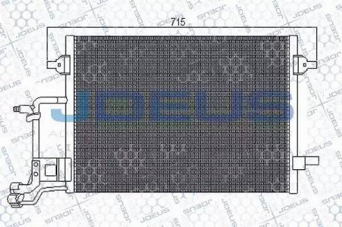 Jdeus 701M10 - Kondenzator, klima-Uređaj www.molydon.hr