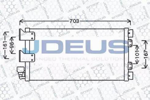 Jdeus 702M18 - Kondenzator, klima-Uređaj www.molydon.hr