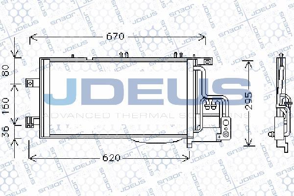 Jdeus 720M51 - Kondenzator, klima-Uređaj www.molydon.hr