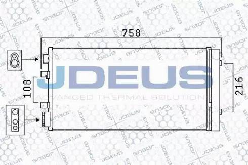 Jdeus 723M90 - Kondenzator, klima-Uređaj www.molydon.hr