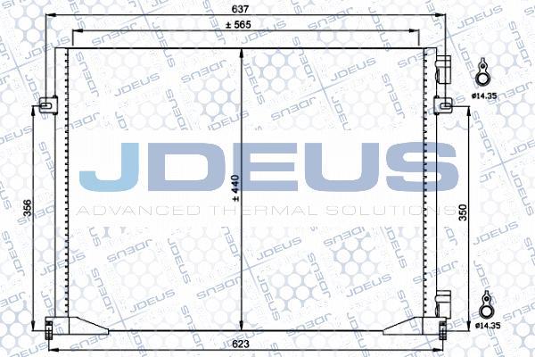 Jdeus 723M27 - Kondenzator, klima-Uređaj www.molydon.hr