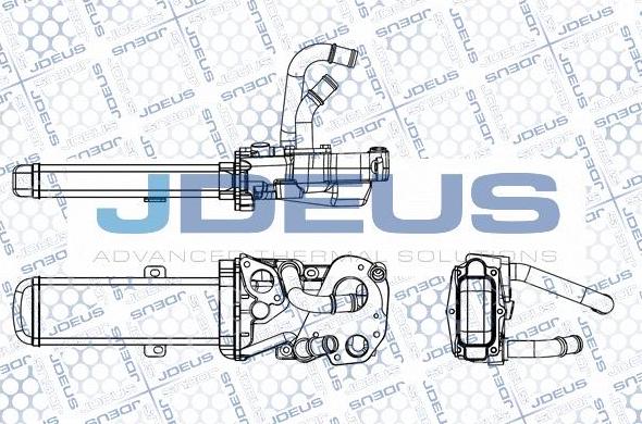 Jdeus EG001009C - Hladnjak, EGR recirkulacija Ispušnih plinova www.molydon.hr