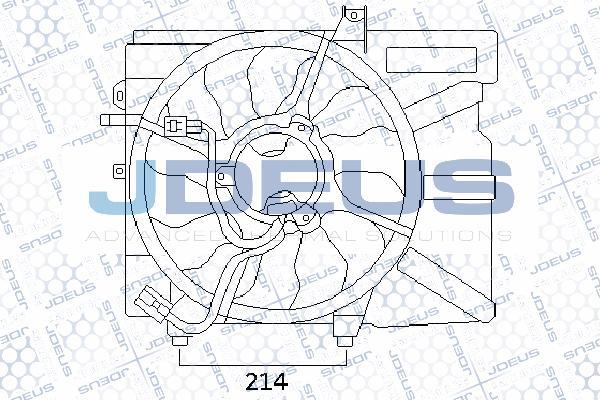 Jdeus EV54M320 - Ventilator, hladjenje motora www.molydon.hr