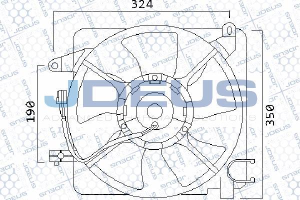 Jdeus EV56M110 - Ventilator, hladjenje motora www.molydon.hr