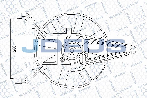 Jdeus EV07M490 - Ventilator, hladjenje motora www.molydon.hr