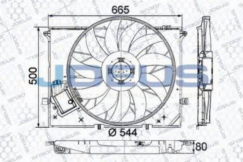 Jdeus EV170710 - Ventilator, hladjenje motora www.molydon.hr