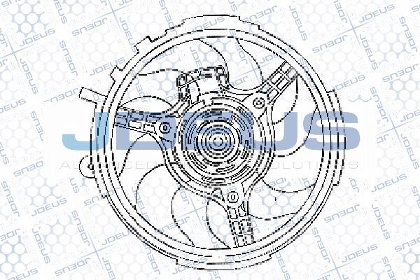 Jdeus EV842700 - Ventilator, hladjenje motora www.molydon.hr