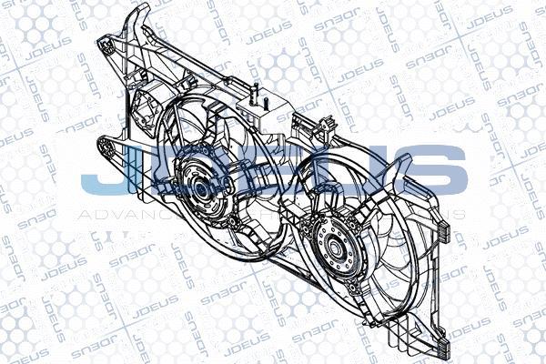 Jdeus EV847500 - Ventilator, hladjenje motora www.molydon.hr