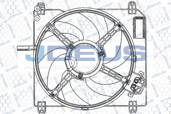 Jdeus EV836400 - Ventilator, hladjenje motora www.molydon.hr