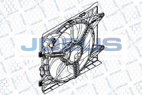 Jdeus EV8C6710 - Ventilator, hladjenje motora www.molydon.hr