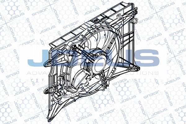 Jdeus EV8D4040 - Ventilator, hladjenje motora www.molydon.hr