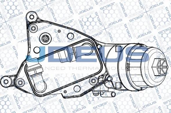 Jdeus M-4111260 - Uljni hladnjak, ulje za motor www.molydon.hr