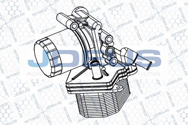 Jdeus M-4121160 - Uljni hladnjak, ulje za motor www.molydon.hr