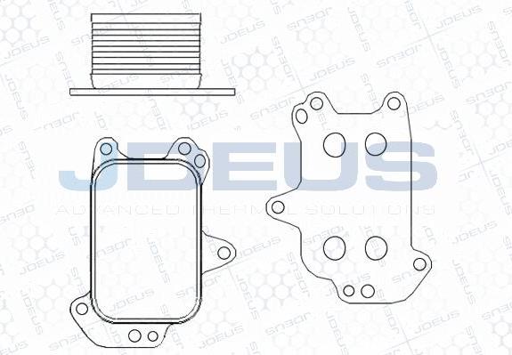 Jdeus M-4210461 - Uljni hladnjak, ulje za motor www.molydon.hr