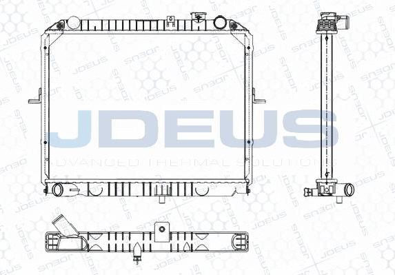 Jdeus M-0650040 - Hladnjak, hladjenje motora www.molydon.hr