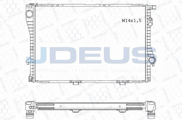 Jdeus M-0050631 - Hladnjak, hladjenje motora www.molydon.hr