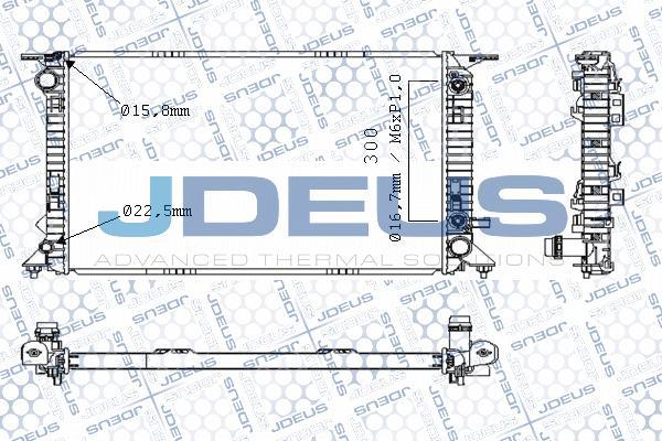 Jdeus M-0010460 - Hladnjak, hladjenje motora www.molydon.hr