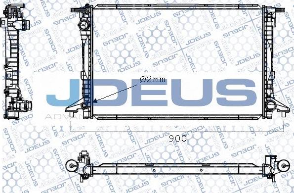 Jdeus M0010620 - Hladnjak, hladjenje motora www.molydon.hr