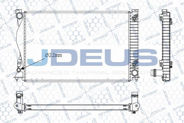 Jdeus M-0010380 - Hladnjak, hladjenje motora www.molydon.hr