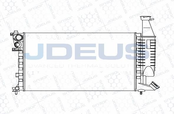 Jdeus M-0070650 - Hladnjak, hladjenje motora www.molydon.hr