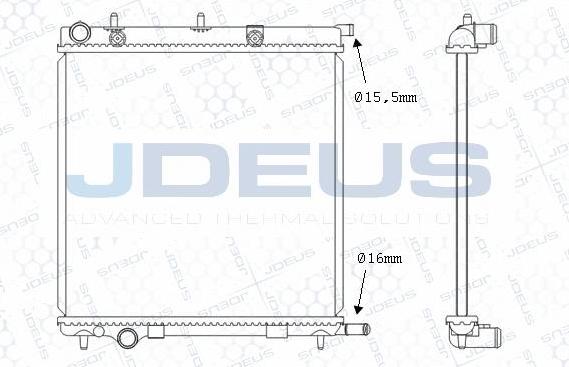 Jdeus M-0070091 - Hladnjak, hladjenje motora www.molydon.hr