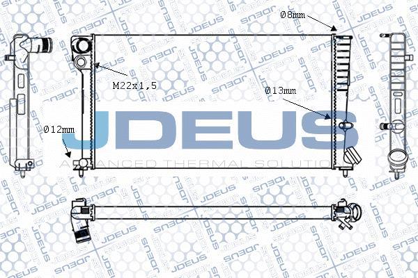 Jdeus M-0070130 - Hladnjak, hladjenje motora www.molydon.hr