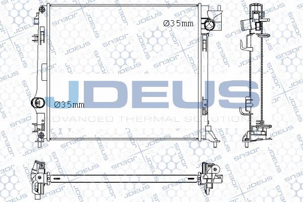 Jdeus M-0190780 - Hladnjak, hladjenje motora www.molydon.hr