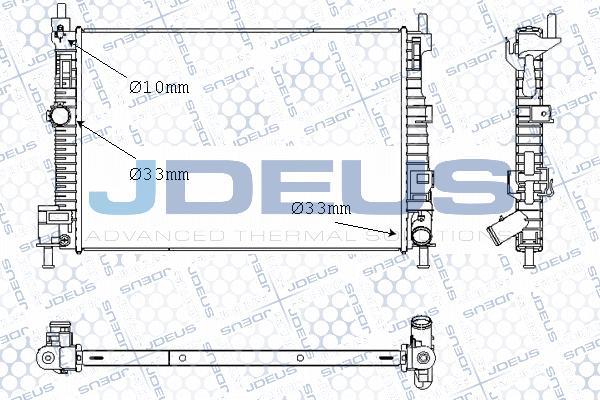 Jdeus M-0160430 - Hladnjak, hladjenje motora www.molydon.hr