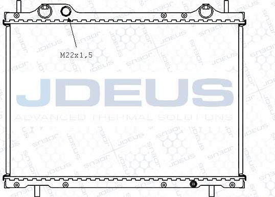 Jdeus M-0110510 - Hladnjak, hladjenje motora www.molydon.hr