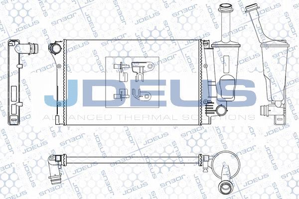 Jdeus M-0111030 - Hladnjak, hladjenje motora www.molydon.hr