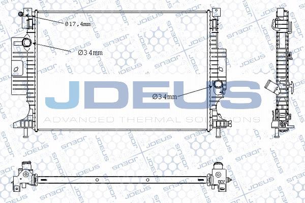 Jdeus M-0120660 - Hladnjak, hladjenje motora www.molydon.hr