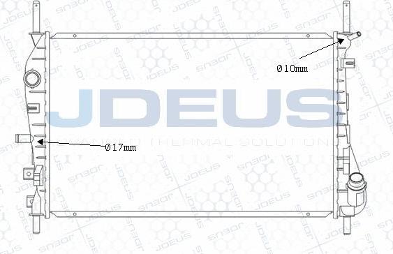 Jdeus M-0121130 - Hladnjak, hladjenje motora www.molydon.hr