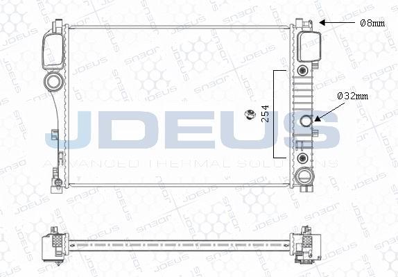 Jdeus M-0170960 - Hladnjak, hladjenje motora www.molydon.hr