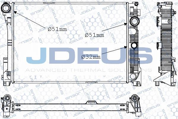 Jdeus M-0170520 - Hladnjak, hladjenje motora www.molydon.hr