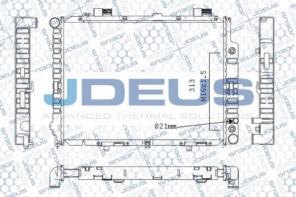 Jdeus M-0170650 - Hladnjak, hladjenje motora www.molydon.hr