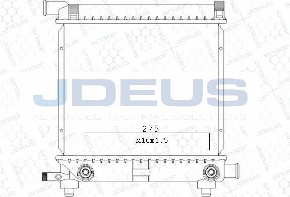 Jdeus M-0170140 - Hladnjak, hladjenje motora www.molydon.hr