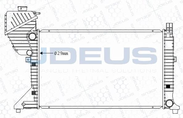 Jdeus M-0170840 - Hladnjak, hladjenje motora www.molydon.hr