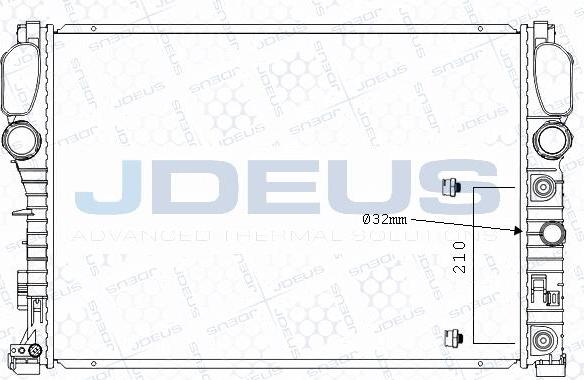 Jdeus M-0170730 - Hladnjak, hladjenje motora www.molydon.hr