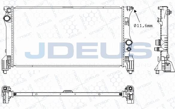 Jdeus M-0171090 - Hladnjak, hladjenje motora www.molydon.hr